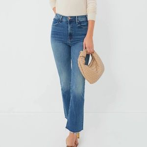 Mother Denim The Hustler Ankle Fray jeans 30 healing jar